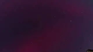 Northern Lights above Edwinstowe