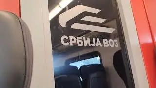 STADLER FLIRT ARR,DEP FROM NOVI BEOGRAD ST UNDER CONSTRUCTION TO THE MAIN ST BELGRADE CENTER,2026 JU
