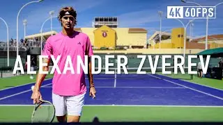 Alexander Zverev | Forehand & Backhand practice [4k 60fps]