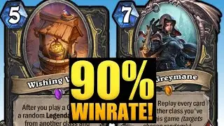 90% Winrate...I’ve Unlocked Peak Hearthstone | Thief Tess Rogue