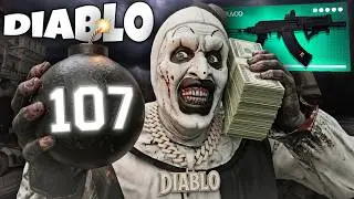 Diablo Drops WORLD RECORD 107 KILLS With His IRL Loadout😭🍆 *RHINO PILL DEMON*