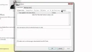 Importing Rules in Outlook 2013
