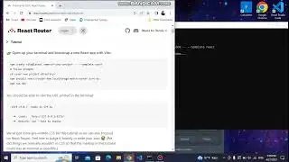 How to install Vite with React Route 2023.Solve this video.