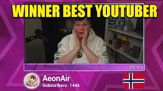 AeonAir Reacts To WINNING BEST YOUTUBER on The Geometry Dash 2022 Awards!