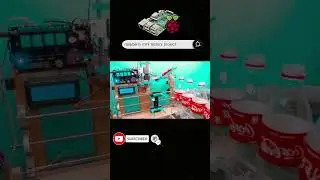 Raspberry mini factory project #robotics #diy #satisfying