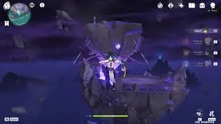 Xiao Looking Good with Inazuma Wind Glider - Bonus: Purple Seelie