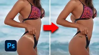 Iguala el COLOR de la PIEL y elimina las marcas del BIKINI en Photoshop | Alain Perdomo
