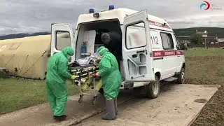 В мобильный многопрофильный госпиталь поступили первые пациенты // г. Буйнакск