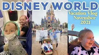 DISNEY WORLD VLOG 2021 | JACK'S 1st FLIGHT | ELIZA'S 1st ROLLERCOASTER| HOLT AND ASHLEY