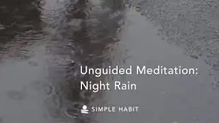 NightRain | Relaxing Sounds for Sleep, Focus, Study, or Meditation | 1 Hour