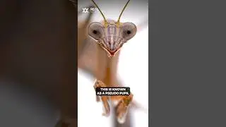 Why a praying mantis always seems to stare at you