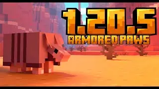 Быстрый обзор 1.20.5  Armored Paws minecraft #minecraft