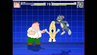 M.U.G.E.N Battle - Peter Griffin VS Tom Cat
