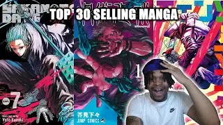 Isaiah Reacts to top 30 Highest selling manga