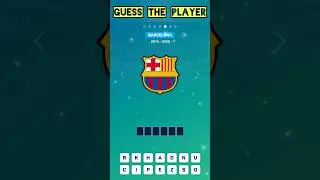 Guess the Player: A Football Trivia Game for Fans"🤔⁉️⚽#challenge #football