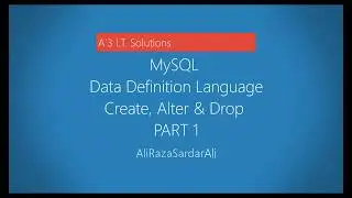 Lecture 2 : DDL Statements Part 1