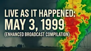May 3 1999 Oklahoma Tornado Outbreak - News Broadcast