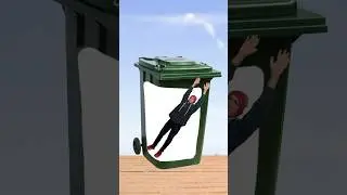 🤔HOW TO SURVIVE IF YOU FALL INTO A TRASH CAN🗑️