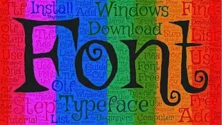 Install New Fonts In Windows 10
