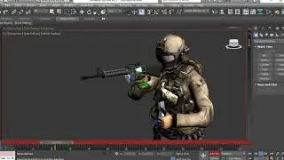 Weapon rig in C.A.T. 3ds Max