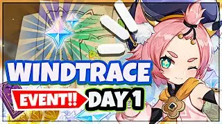 Windtrace Event Day 1 (Hunters X Rebels) Gameplay - Genshin Impact 1.5