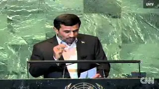 U.N. delegates walk out on Ahmadinejad spook about 9/11 holocaust New York