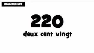 How to say 220 in French