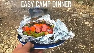 Solo Overnight Van Camping Easy Campfire Hobo Dinner