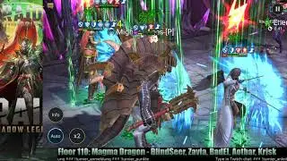Raid Shadow Legends - DoomTower Floor 110 - Magma Dragon