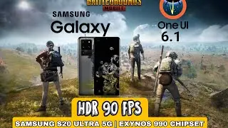 PUBG MOBILE game play || Samsung Galaxy S20 Ultra 5G || exynos 990 chipset || HDR + 90 fps