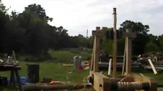 Mangonel (catapult) Test, May 30, 2010