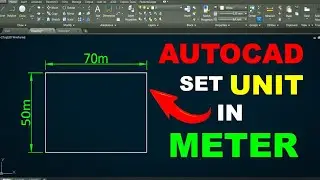 How to Set Unit in Meter in AutoCAD | UNIT SETUP | Mechanical and Civil Engineering