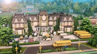 Copperdale High School 🏫// The Sims 4: Speed Build // No CC
