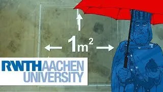 Annual Rainfall in Aachen - As A Solid Water Body