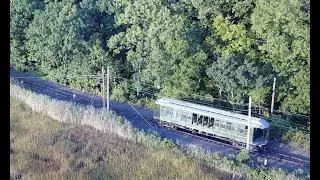 Historic Trains and Trolleys from the Air [4K] - SLTM Members' Day 2021