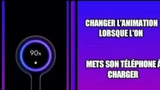 comment changer l'animation lorsqu'on charge son android