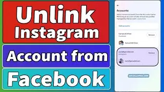 How to Unlink Instagram Account From Facebook | 2023