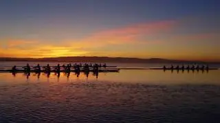 Rowing at Sunrise