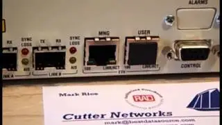 RAD Optimux 125 ( OP-125 ) Fiber Optic Multiplexer for 16 Channels of T1 and Ethernet over fiber