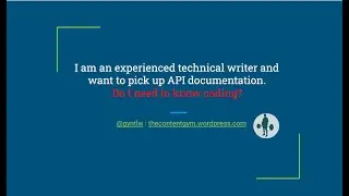 Do I need to know coding to do API documentation?