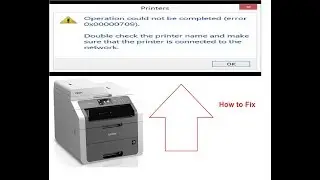 operation could not be completed 0x00000709 Printer Error Solution