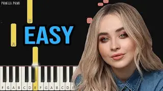 Sabrina Carpenter - Espresso | EASY Piano Tutorial by Pianella Piano