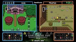 Andy vs Pikapals, Race 2. ALTTPR Keysanity Tournament 2018