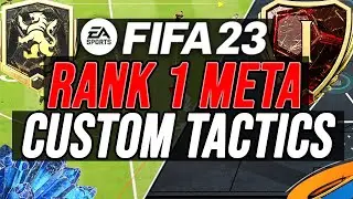 The BEST META Tactics For Rank 1 - Ultimate TOTS Custom Tactics Full Set Up Tutorial - FIFA 23