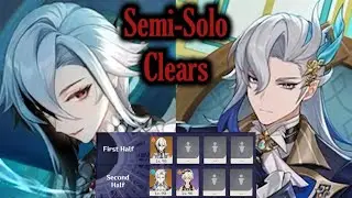 Solo C2 Arlecchino & (Semi) Solo C1 Neuvillette 9-Star Floor 12 | Genshin Impact 4.6 Spiral Abyss