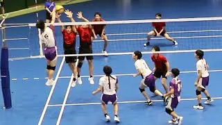 【天皇杯大阪2024】昇陽 vs jeyjey 第１セット　＜男子バレーボール＞