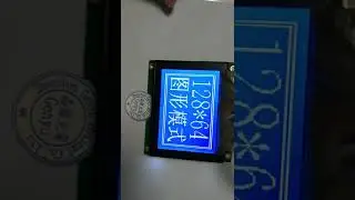 COB LCD Module STN Blue Screen 128x64 Liquid Crystal Display Supplier