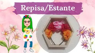 Cómo hacer una Repisa - Estante con Palitos de Paleta || Hecho en Casa || Materiales Reciclados