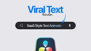 Nobody in DaVinci Resolve is Teaching This Text Animation