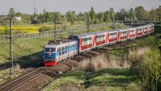 В добрый путь! Электровоз ЧС200-009 с поездом 152А едет по станции «Поповка»
